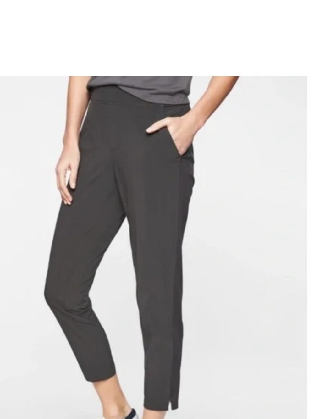 Athleta Brooklyn Pants charcoal gray 2